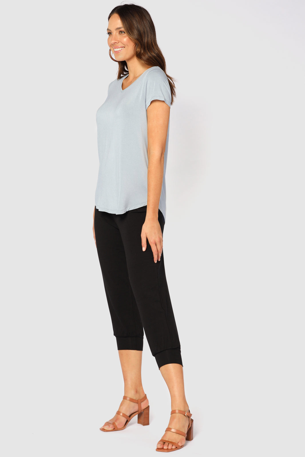Slouch Pants - Black | Bamboo Body